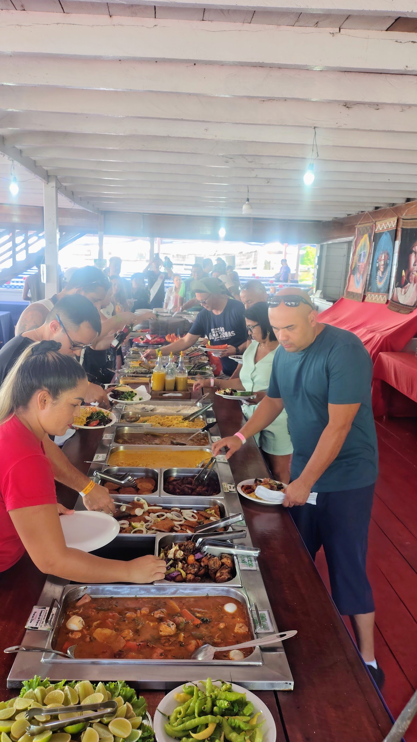 Almoço regional servido durante a excursão